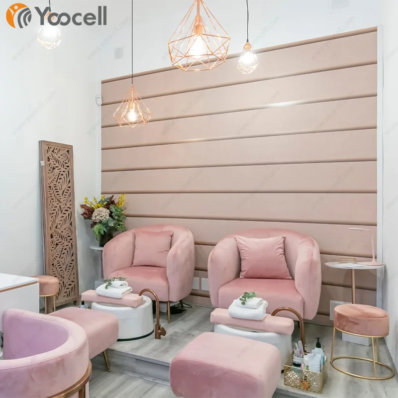 Yoocell и элегантное платье розового цвета для ног спа-массажа уютный мягкое кресло салонное педикюра маникюрный спа салон
