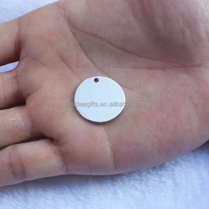 Sterling Silver Round Circle Disc Metal Stamping Blank Engraving Tags Jewellery Design
