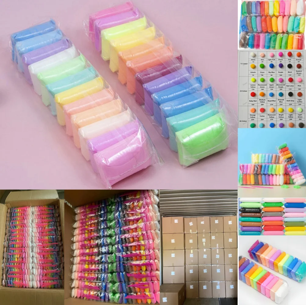 SIWEI Paper Clay SOFT Ultralight DIY Non-Toxic Magical Space Mud Plasticine Gift