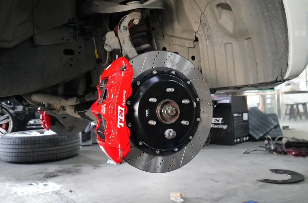 Brake Kit 6 Piston Front Caliper Rear E-BRAKE Caliper 378x32MM Disc For AUDI TT A8 A7 A6 A5 Q8 Q7 Q5 S8 S7 S6 S5 RS7 RS6 RS5 RS4