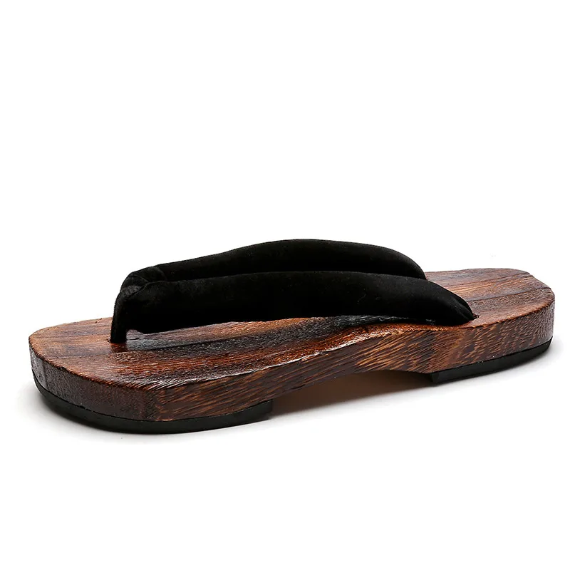 Latest Models Fashion Wholesale Traditional Women Clog Shoes Wooden Japanese High Heela Summer New Style Flip Flop slippers