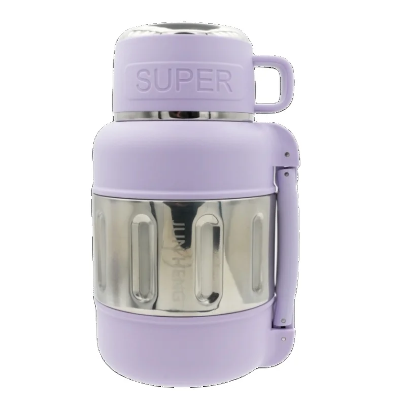 Adults Direct Drinking Double Wall Stainless Steel Vacuum Flask Shaker Function Sport Style Thermal Insulation Gym Outdoor Use