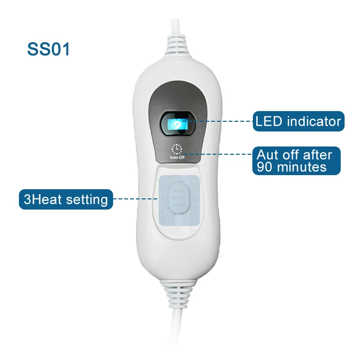 CE certificate 160*140cm BS Group 220v electric bed sheet blankets double bed heat mattress pad