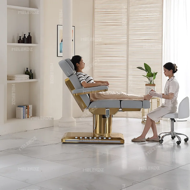 Professional Cosmetic Electric Eyelash Extension Treatment Examination Beauty Spa Table Procedure Chair Massage Massage Bed