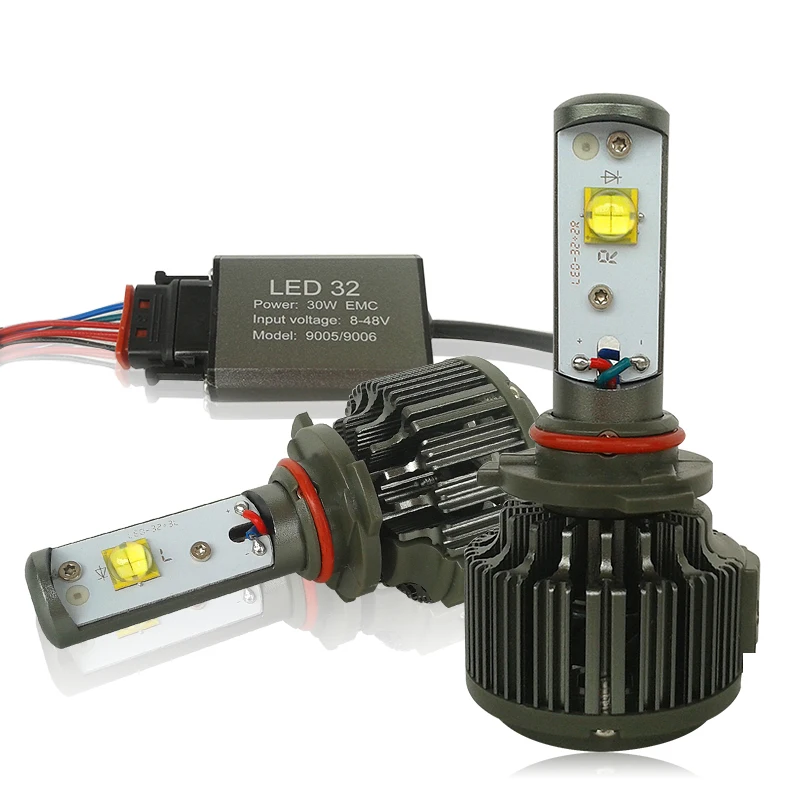 1 пара Faros светодиодная автомобильная система освещения фары Luces Focos H11 9005 светодиодные для автомобильных фар Depo лампа