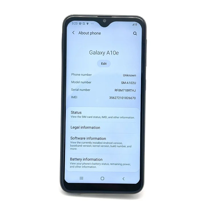 Wholesale Refurbished Used cellphones Unlocked 4g smartphone  for original Celulares A10e 32GB