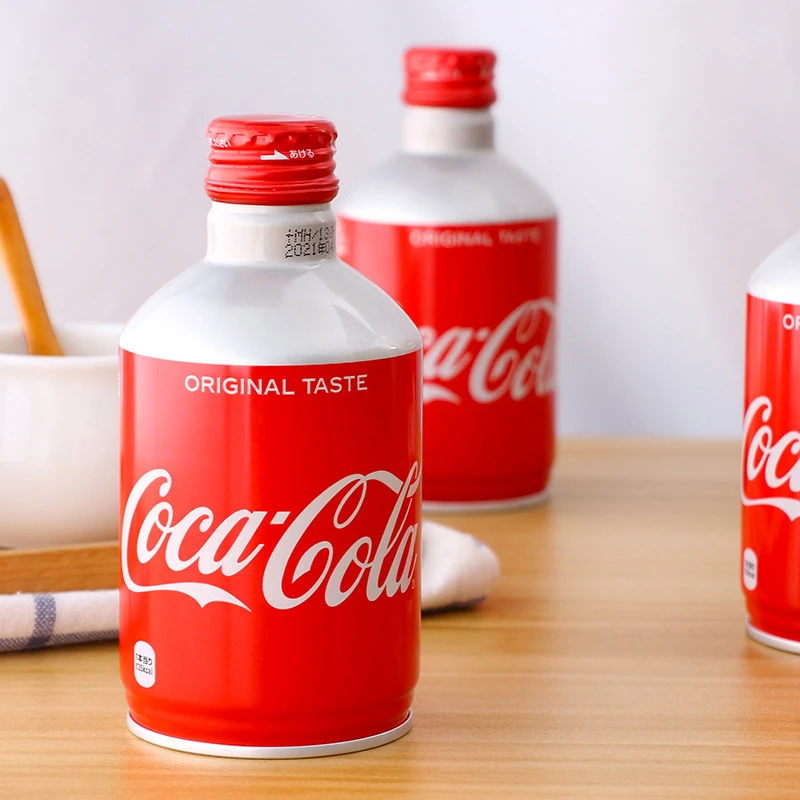 Japan C0ca Cola fruity soda carbonated beverage canned sparkling water soft drinks aerated water 300ml wholesale