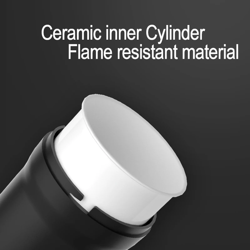 New arrivals car Interior Accessories universal ceramic liner led anti-smoke detachable mini cigar ashtray with lid for Car home