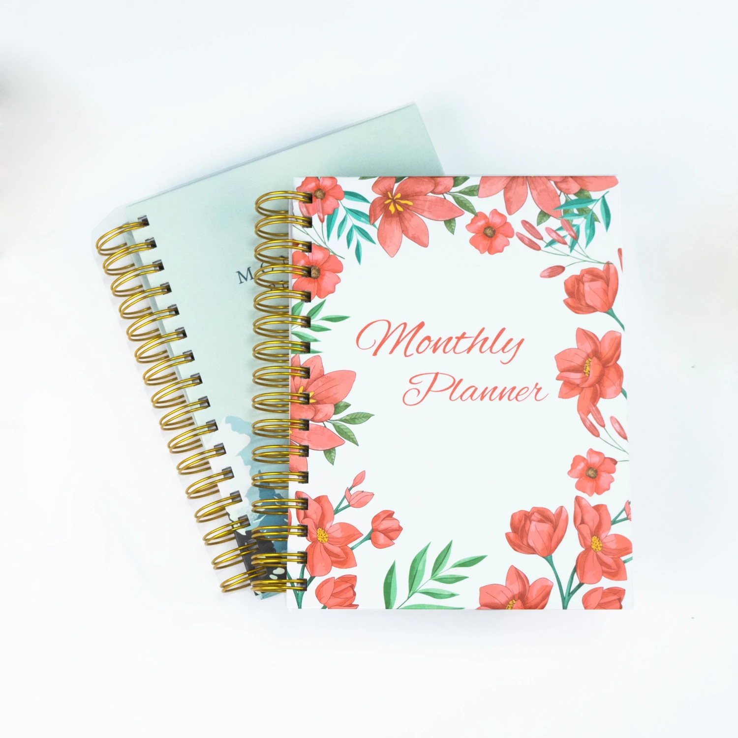 Custom Dotted Blank Travel Private Label Note Book Diary A5 Journal Spiral Notebook Daily Monthly Planner