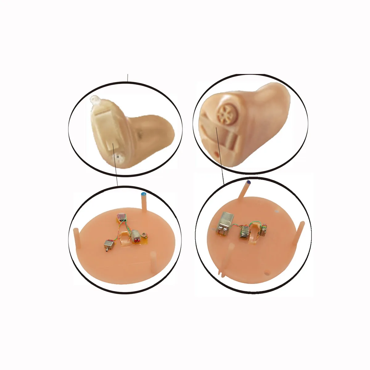 CIC ITC ITE Hearing Aid Faceplate with VC and Trimmers Hearing Protector Hearing Aid Faceplate Kits