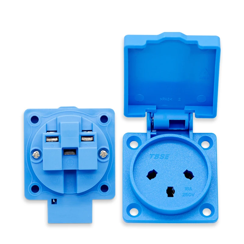 Israel waterproof cover socket outlet power socket schuko socket outlet screw in receptacle for UPS