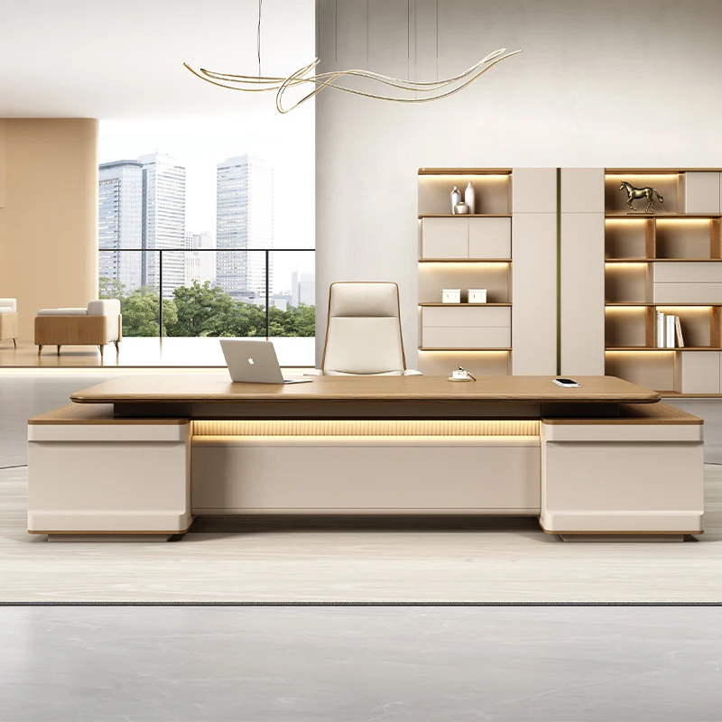 Исполнительный офисные решения стол босс офисный дизайн агента