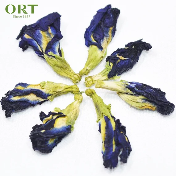 China Dried Dye Blue Butterfly Pea  Flower Herb Tea