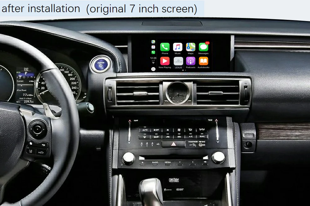 Беспроводной CarPlay для Lexus IS 2014-2019 с функциями Android Auto Mirror Link