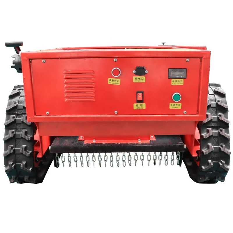 garden crawler grass cutter gasoline lawn mover Remote control electric robot lawn mower