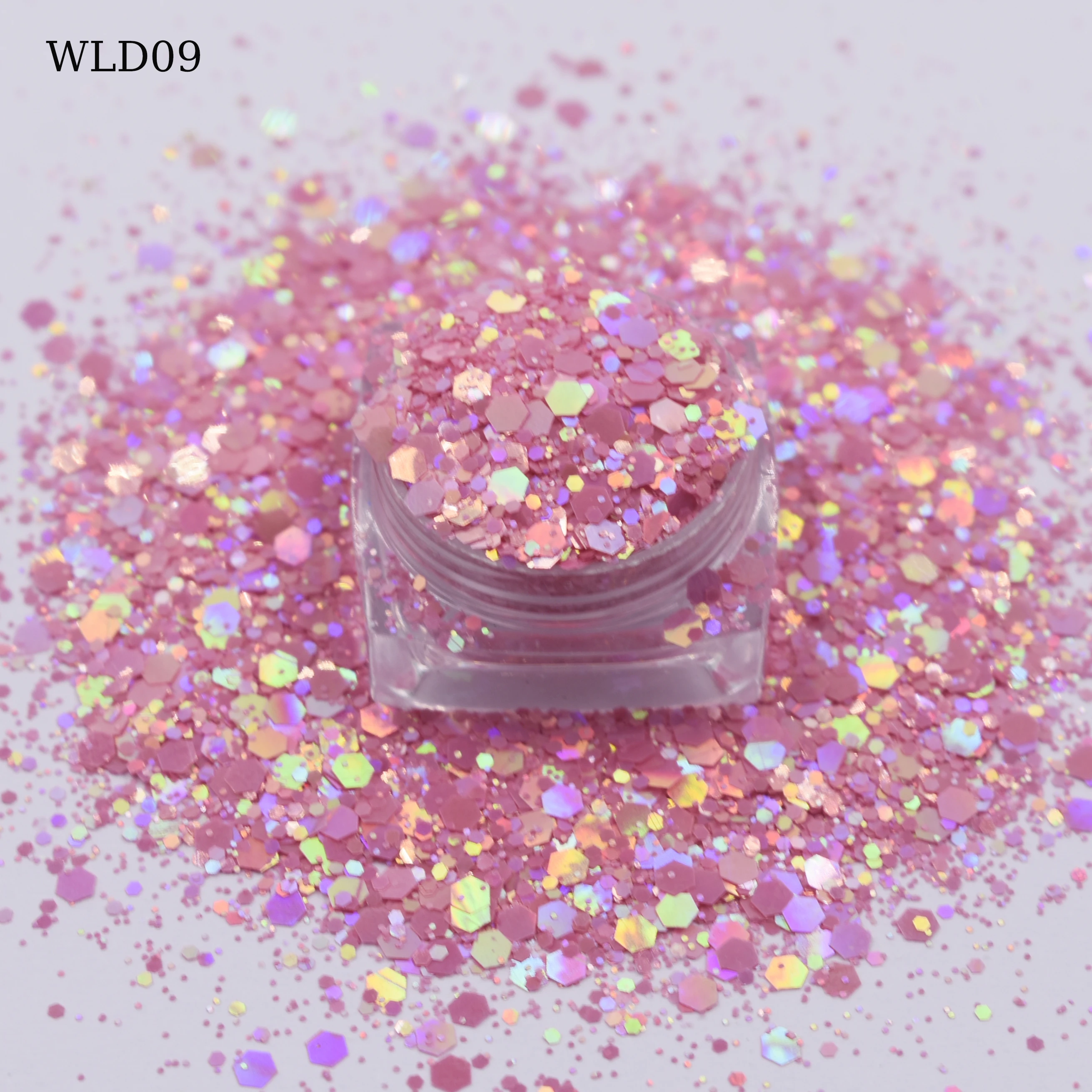 Series Mixed Chunky Holographic Glitter Colors for Art Crafts, Nail Body Face Eye, Epoxy Resin and Slime Tumbler Jewelry Making