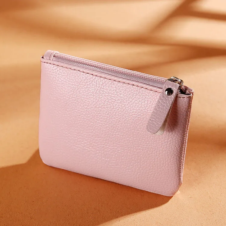 Newest Design Wallets Women Short Luxury Pu Leather Famous Custom Zipper Pocket Small Mini Credit Card Ladies Coin Purses Wallet