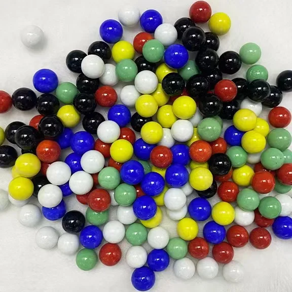 High-quality  game glass Ceramic marbles in a variety of colors that can be mixed and matched as desired.