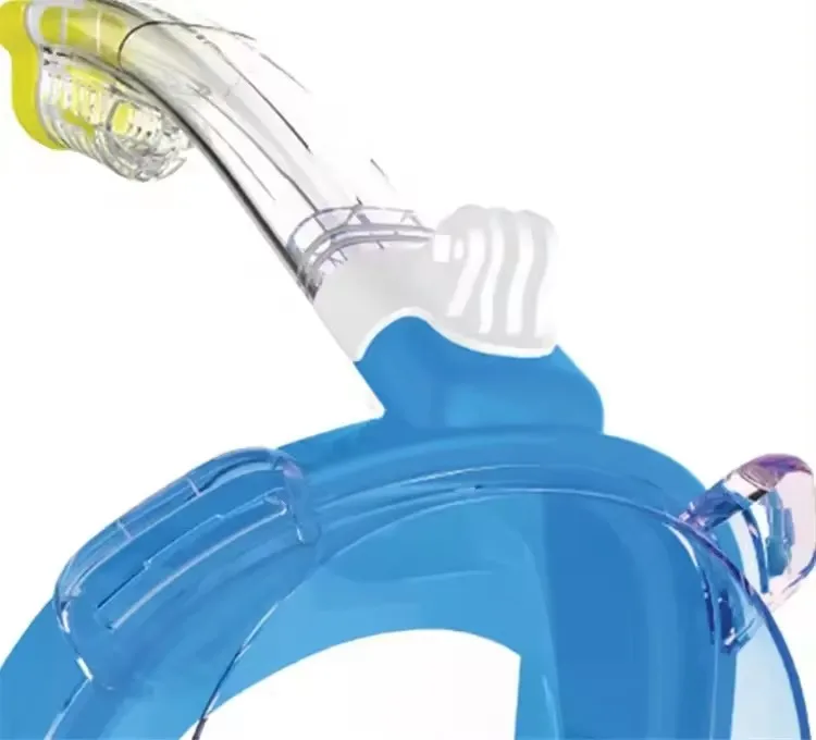 DEX light weight FFM12 snorkel mask comfortable durable and fashion Non frame design full face snorkel mask