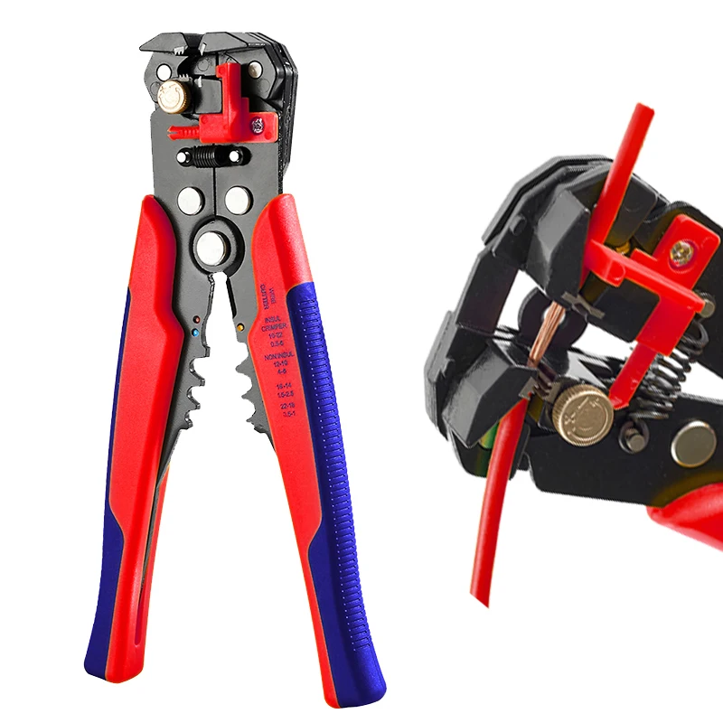 Professional Automatic Cable Stripping Cutting Pliers Adjustable Wire Stripping Pliers Multi Purpose Pliers