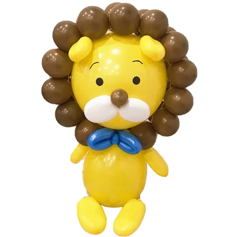 Bobo balloon cute balloon little Lion handmade materials pack creative diy fun hand-made Balloon