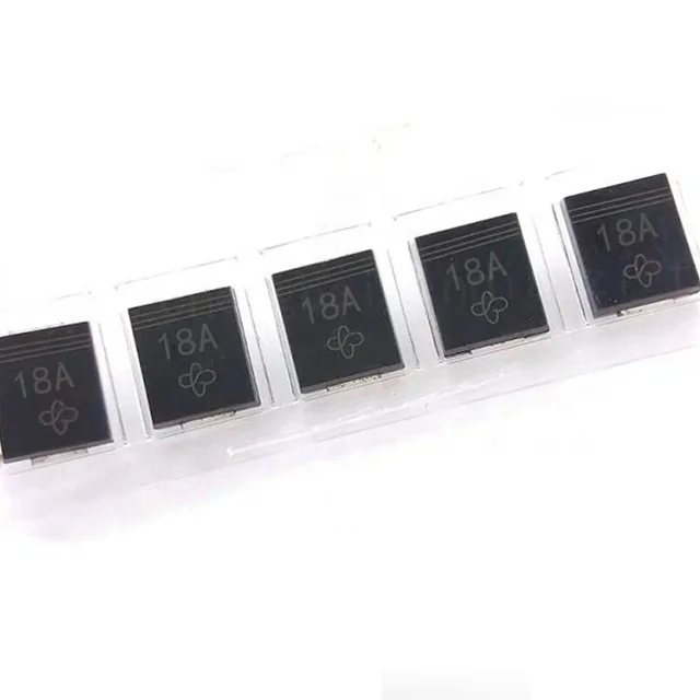 
IC chinp Hot Selling ESD Suppressor Diode TVS Diodes DO-214AB 1.5SMC18A 