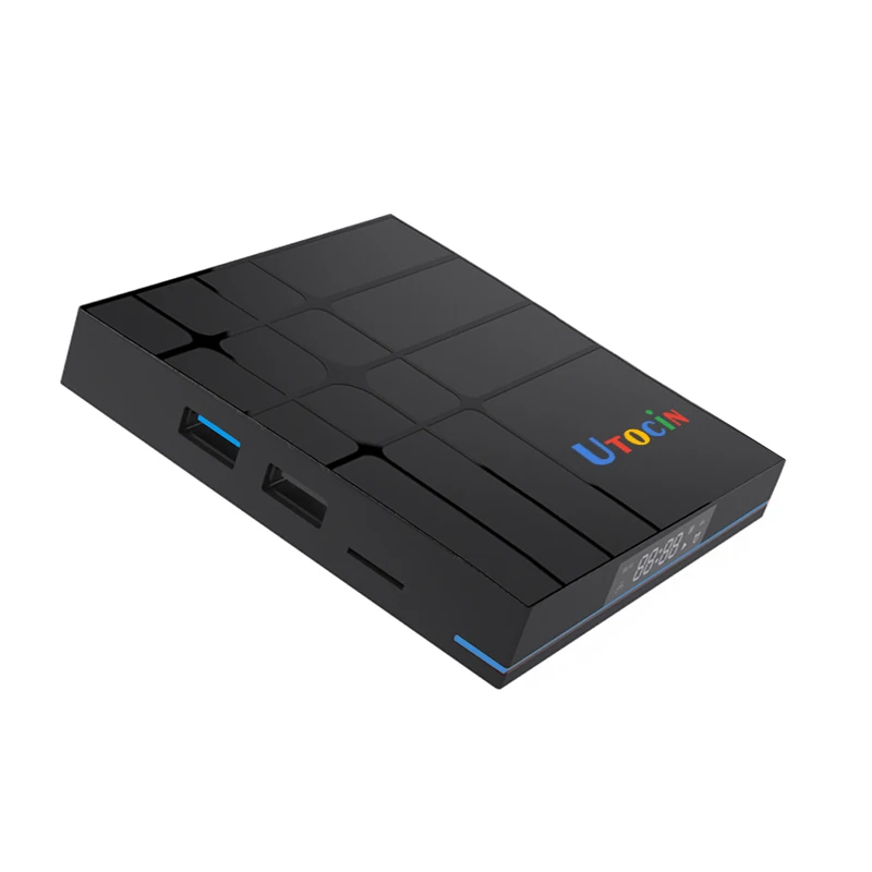 Предпродажа Android 11 ATV коробка utocin S12 Smart TV Box Amlogic S905Y4 поддержка 4K 2 4G 5G Wi-Fi H.265 Декодер каналов кабельного телевидения