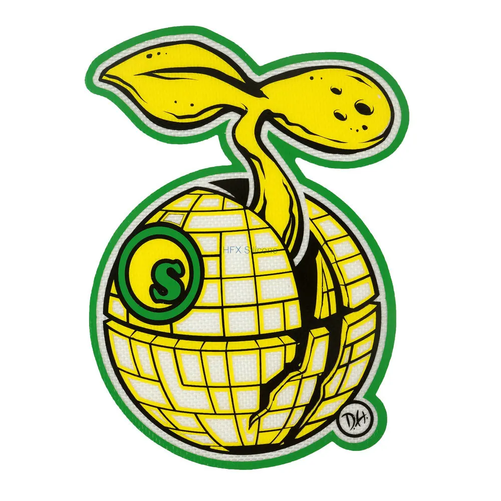 
D Custom approved food grade non stick small glass fibre custom print silicone mat 