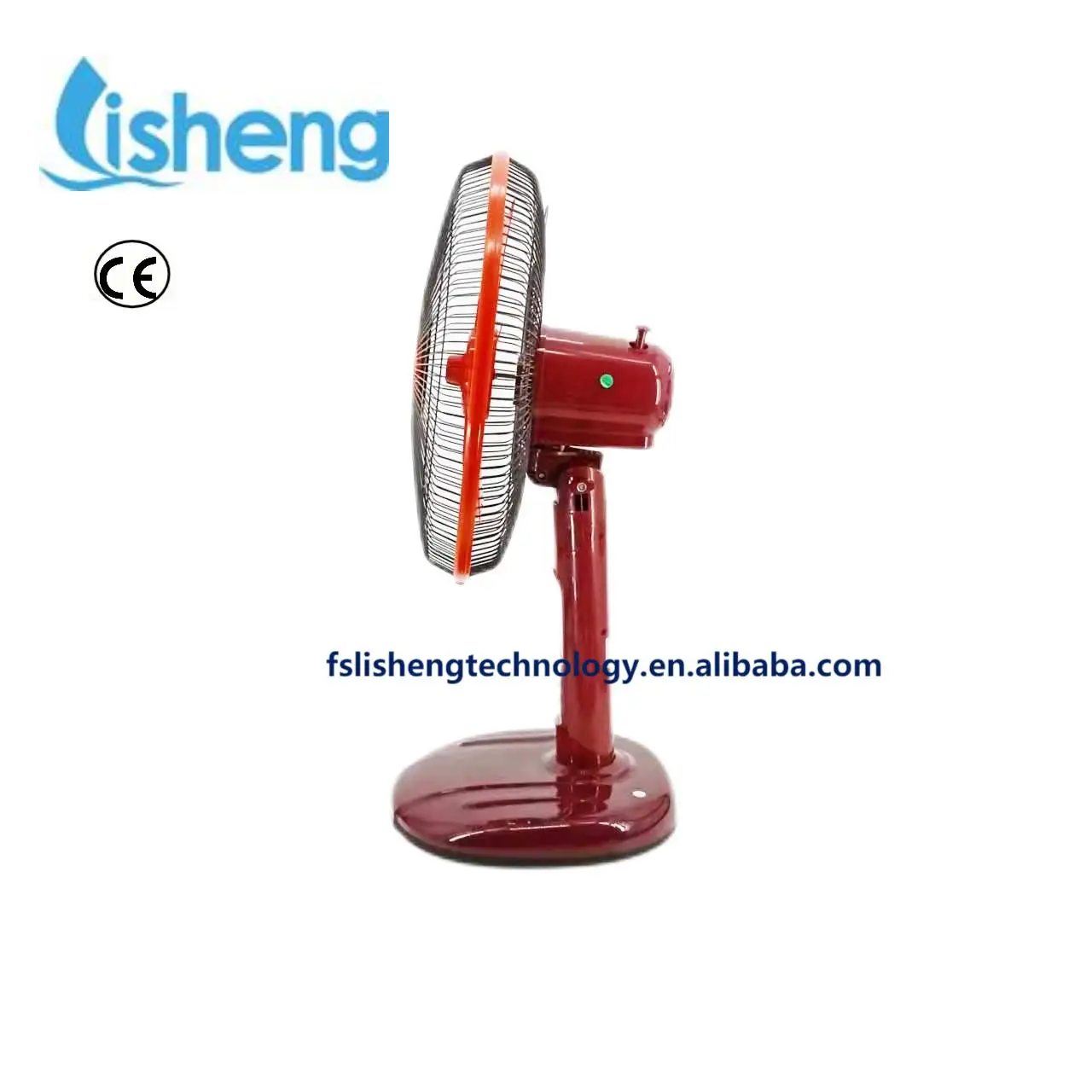 Hot Selling BLDC Motor Floor Fan Rechargabale Solar Fan Digital Red 12v DC Brushless Motor Air Cooling Fan 3 or 5 2 Adjust Speed
