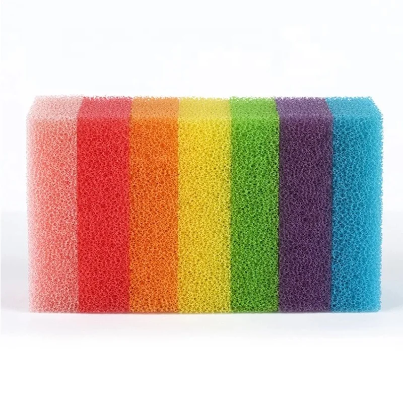 Цветная полиуретановая губка высокой плотности для фильтрации воздуха, Пыленепроницаемая губка для повседневной жизни и промышленности