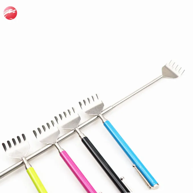 
Factory wholesale extended stainless steel different colors back scratcher 