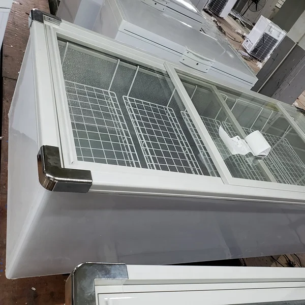 
Cheap Price Made in china sliding door Economic Supermarket Island Freezing Showcase 