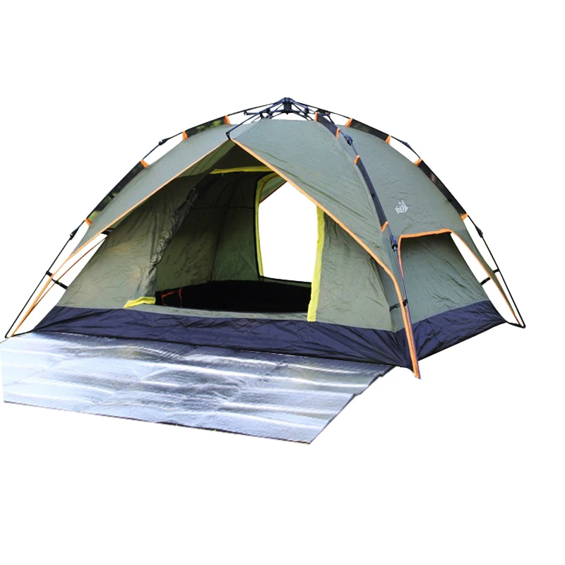 
3-4 person nature hike tents camping outdoor folding automatic 