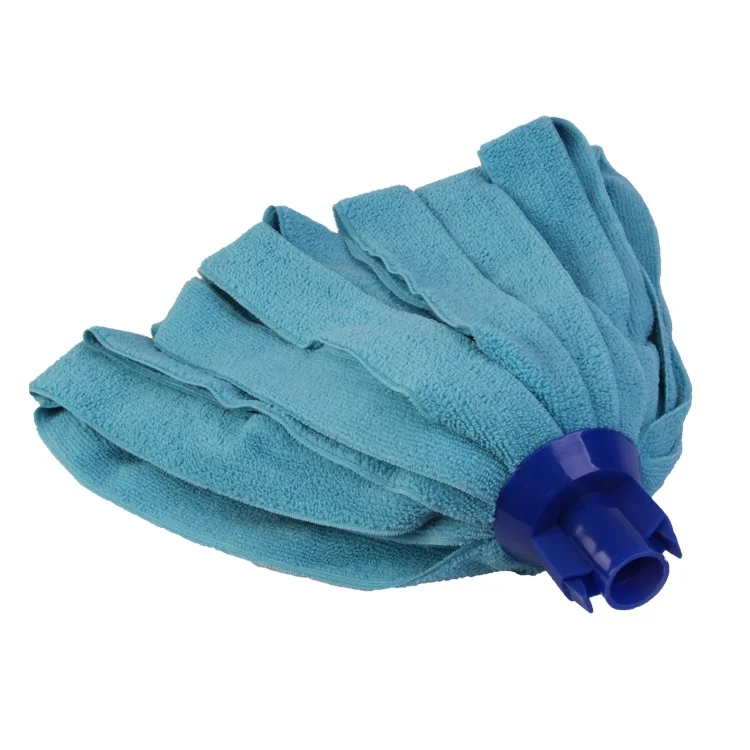 Universal microfiber cloth strip mop head plastic socket mop refill suitable for home cleaning