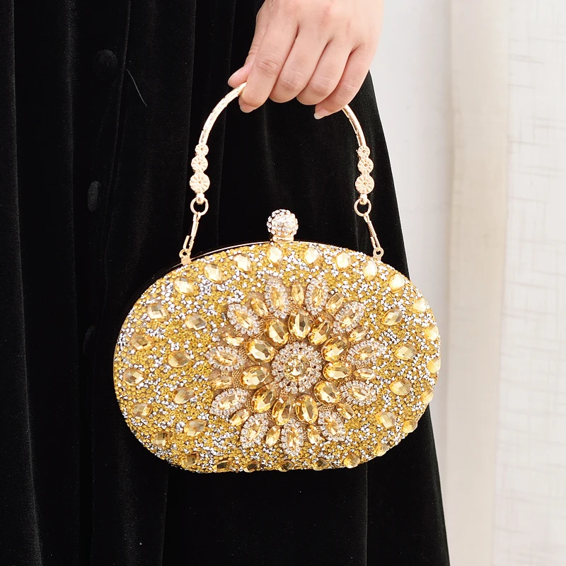 Fashion party dazzling diamond purses cross-border explosive exquisite luxury clutch handbags  women evening bags