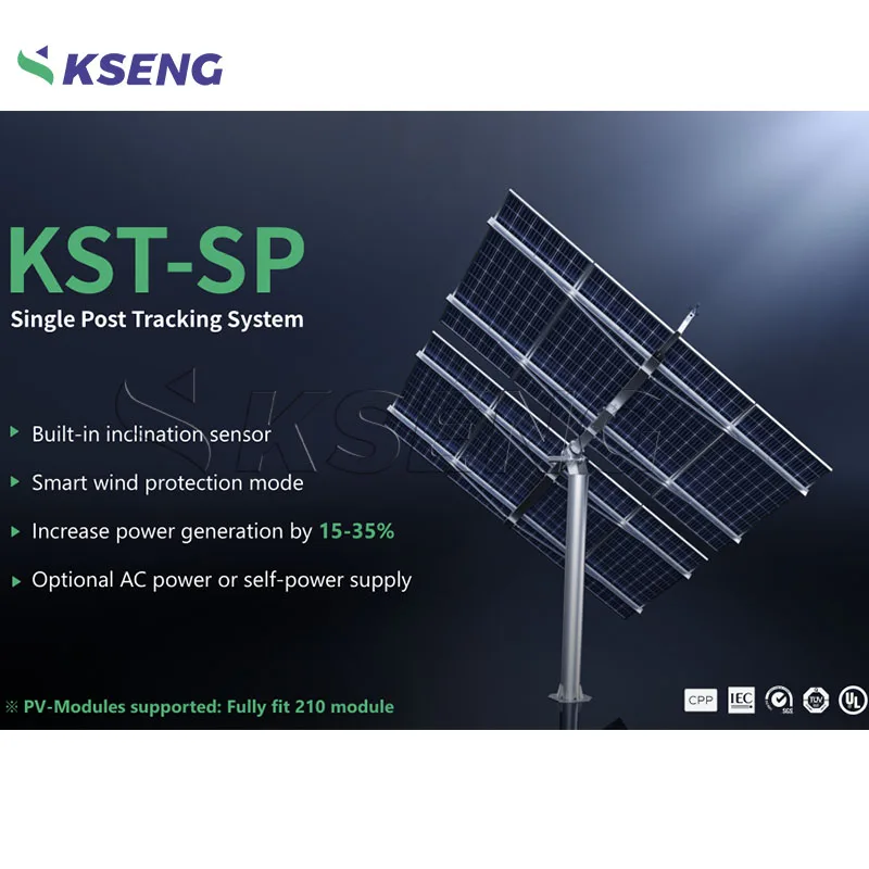 Single Axis Solar Tracking Control System Slewing Drive Solar Tracker System