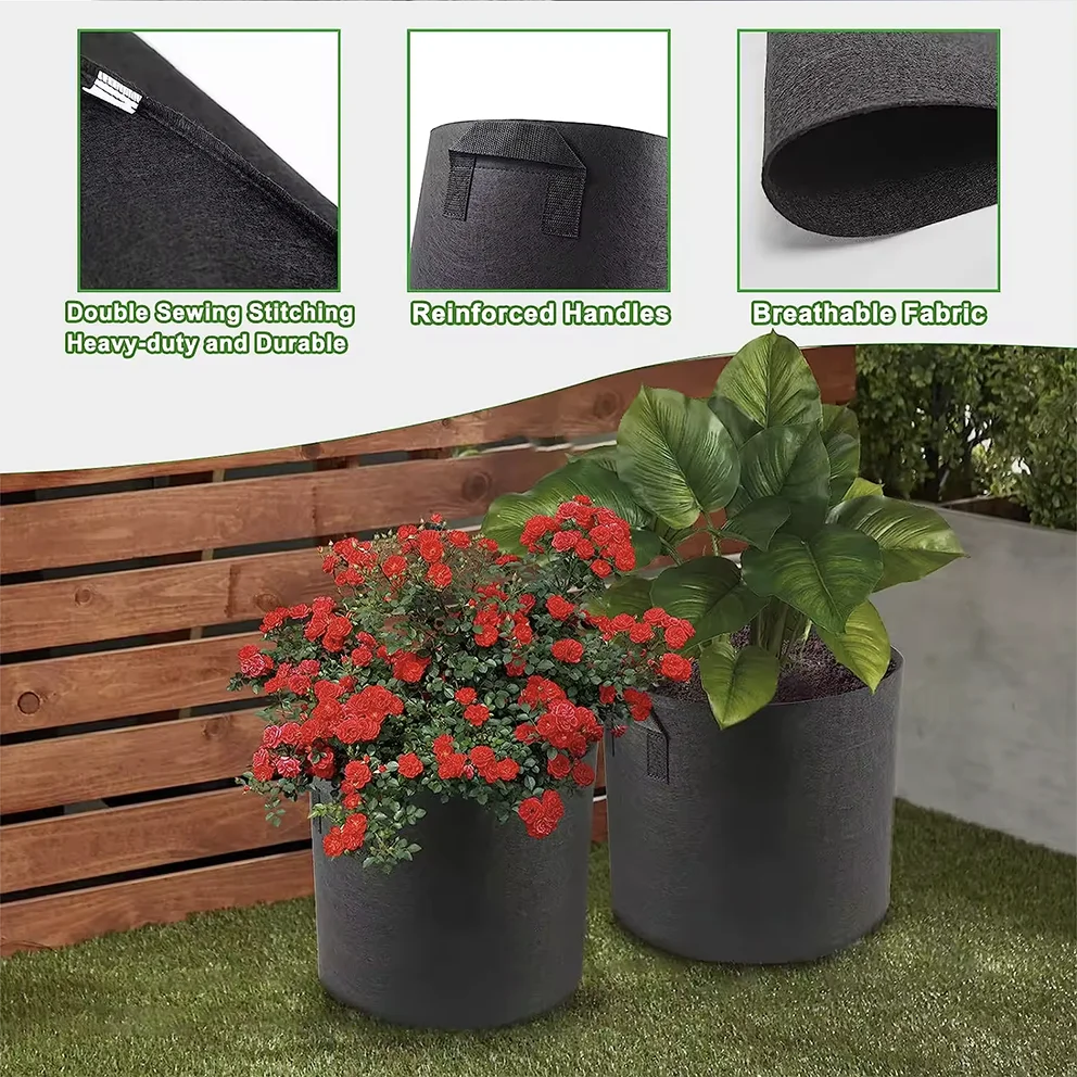 Biodegradable 20-Gallon Peach Breathable Multifunctional Garden Plant Grow Pipe Sample Available Root Vegetable Nursery Plant