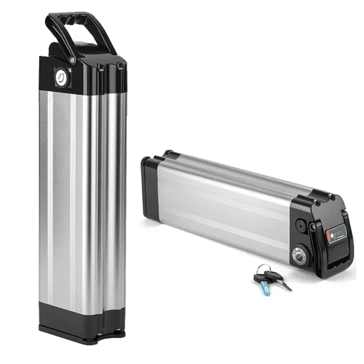 37V 10Ah E-bike Battery  Lithium ion Battery 36V 48V Silver Fish INR18650