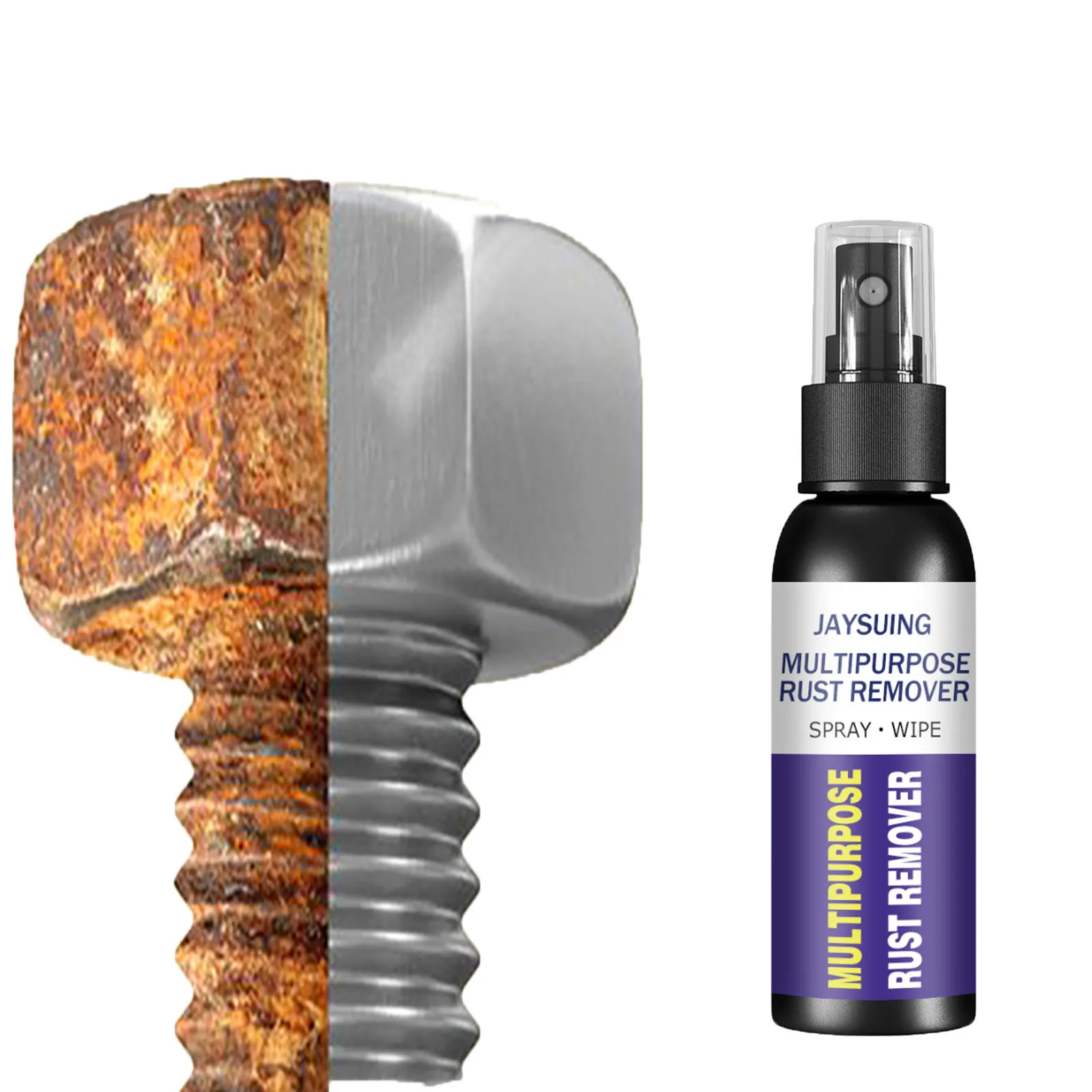 Metal rust remover Multi-functional car wheel hub polishing retreader faucet stainless steel rust remover 30ml