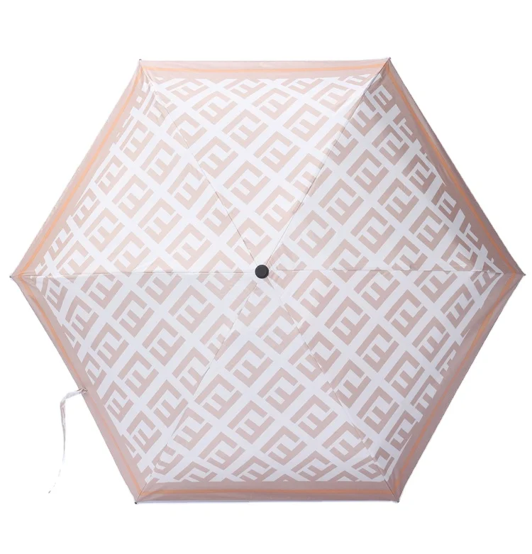 Manufacturer wholesale umbrella korean style manual five-folding umbrella