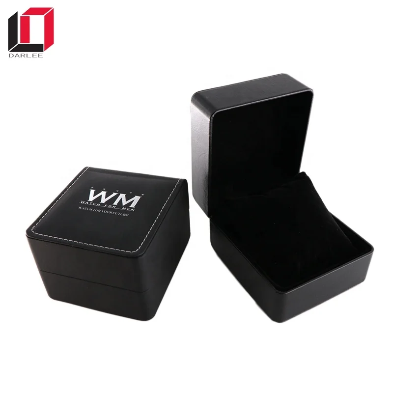 PU leather luxury custom watch packaging box