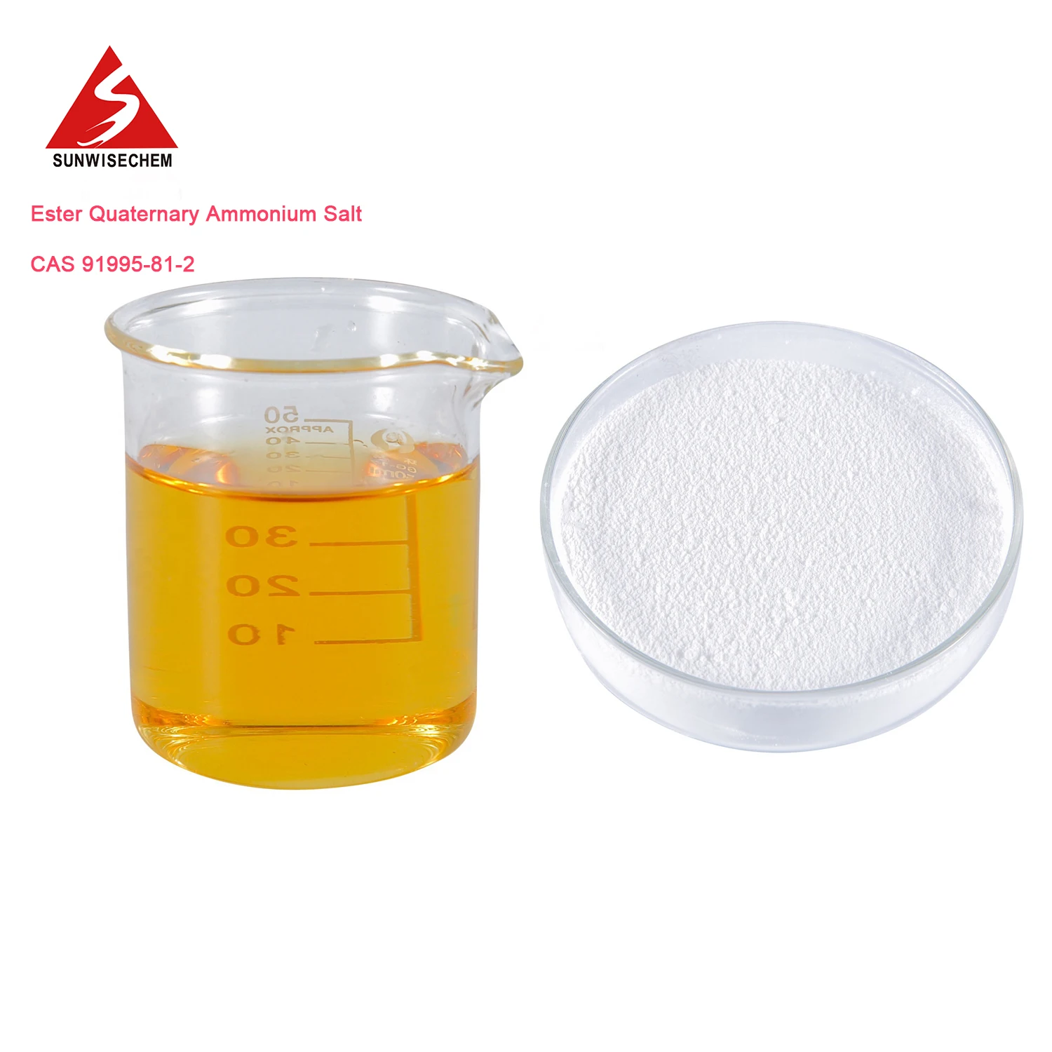 Катионный поверхностно-активный эфир, кватерная соль аммония, смягчитель ткани для текстиля CAS 91995-81-2