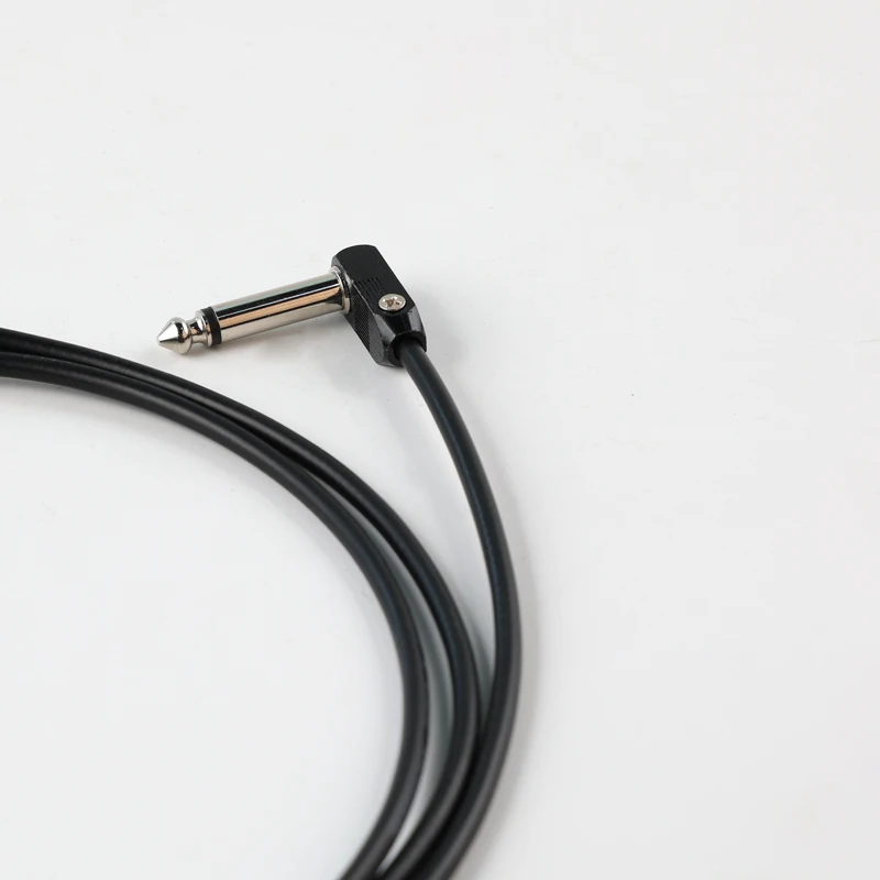 DIY New 6.35mm Solderless 1/4inch Connector L Right angle TS 6.35MM Plug For Guitar