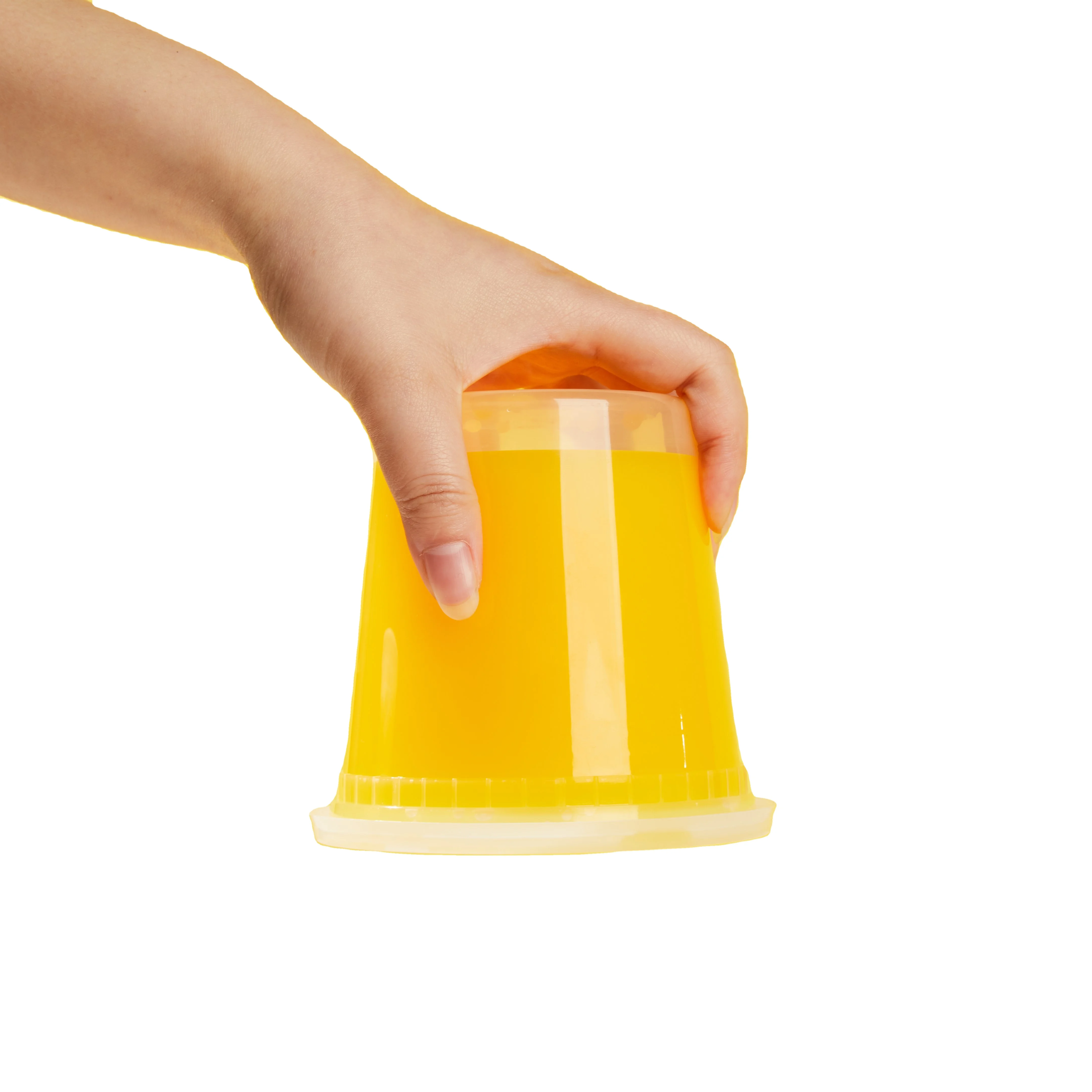 Take away soup or drinks cups disposable pp plastic cups with pe lids has good leak-proof performance