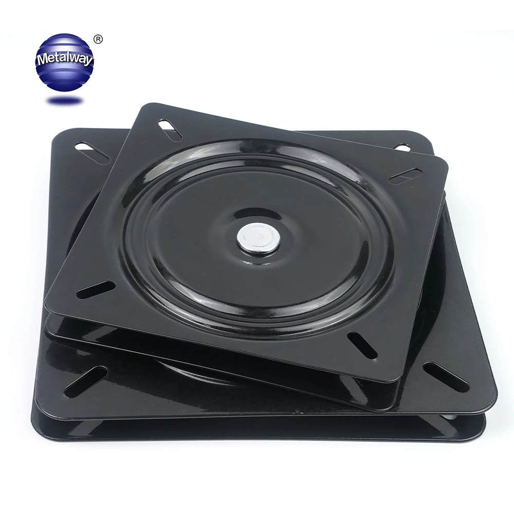 12inch Seat Swivel Base Turntable Rotating Swivel Heavy Duty 360 Degree Chair Base Turntable Square Lazy Susan Swivel Plate