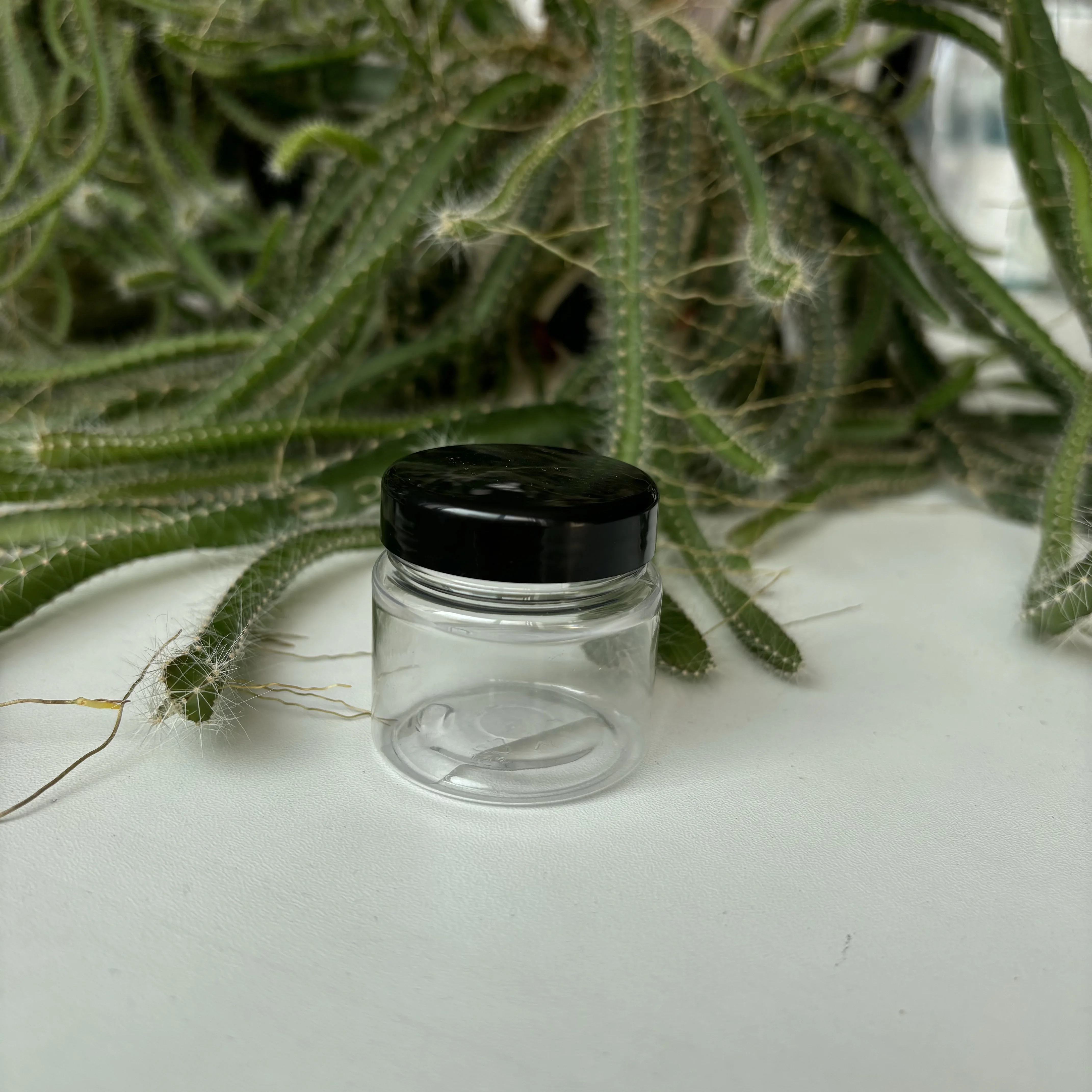 30ML PET Plastic Jars Manufacture with Silver/Gold/Rose Golden Aluminum Lid Screw Cap for Cream or Food