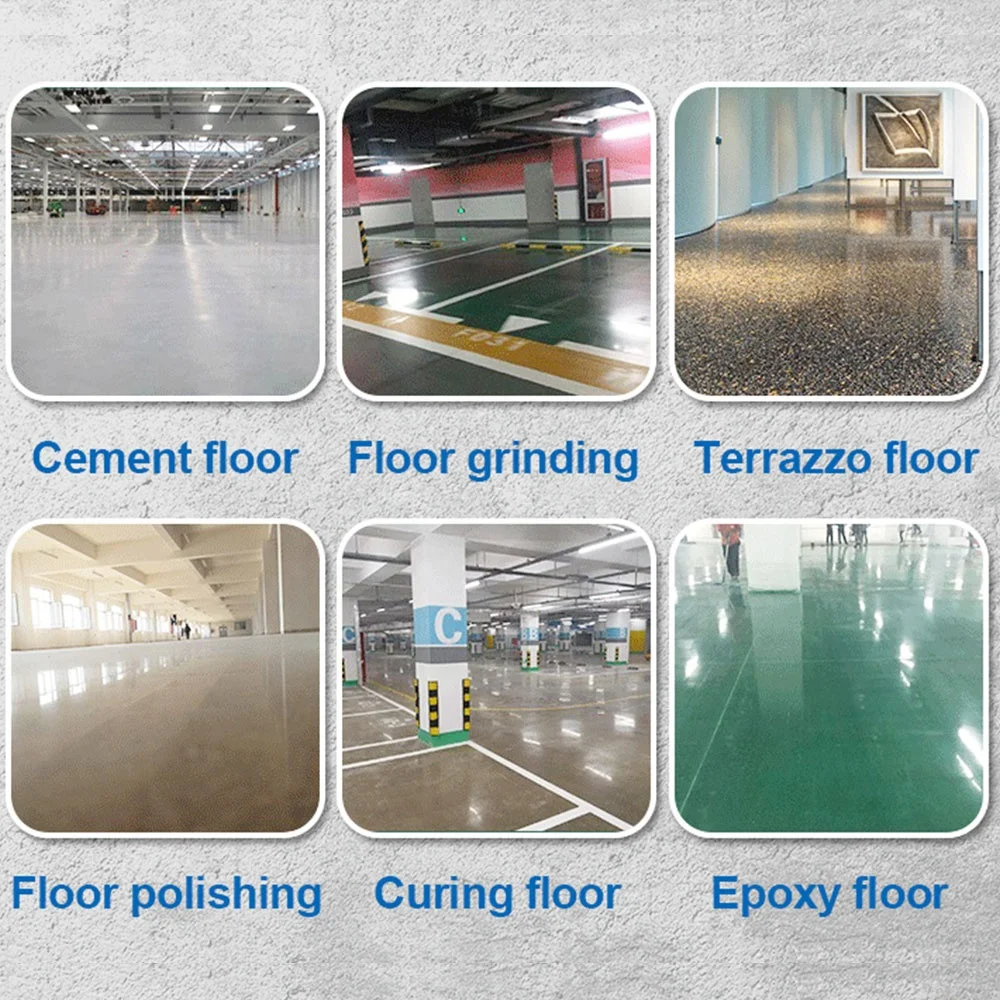 VS-320D Heavy Duty Marble Epoxy Automatic Electric Terrazzo Machine Diamond Concrete Floor Grinder With Dust Vacuum