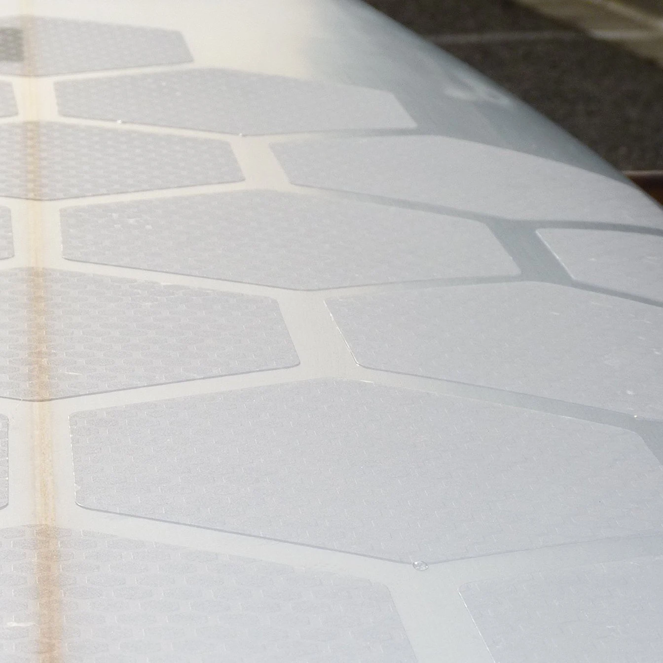 PEVA Surfing Board Hexagonal Protection Patch Transparent Grip Tread Non-slip Sticker