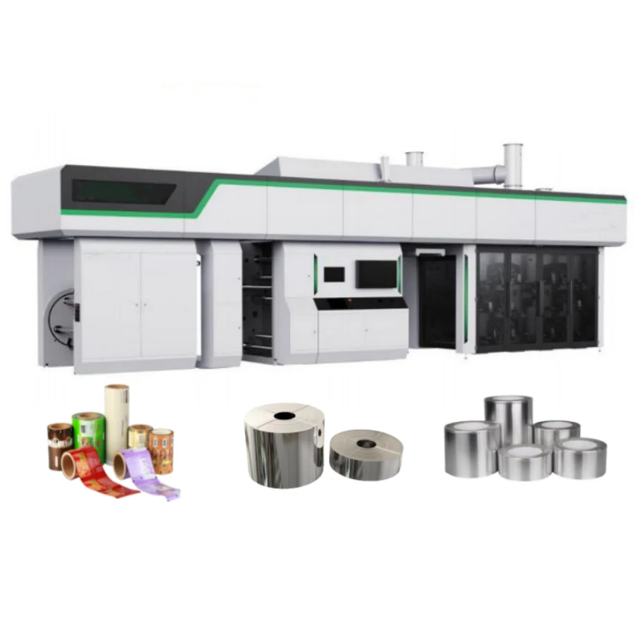 81200 скорость 350 м/мин для рулонной печати на рулоне, пластиковая пленка, сервопривод, центральный Печатный флексографский станок