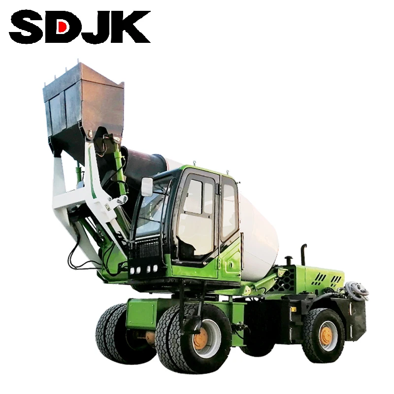 JBC-35 Diesel Engine Small Self-loading Concrete Mixer Truck Price for sale
